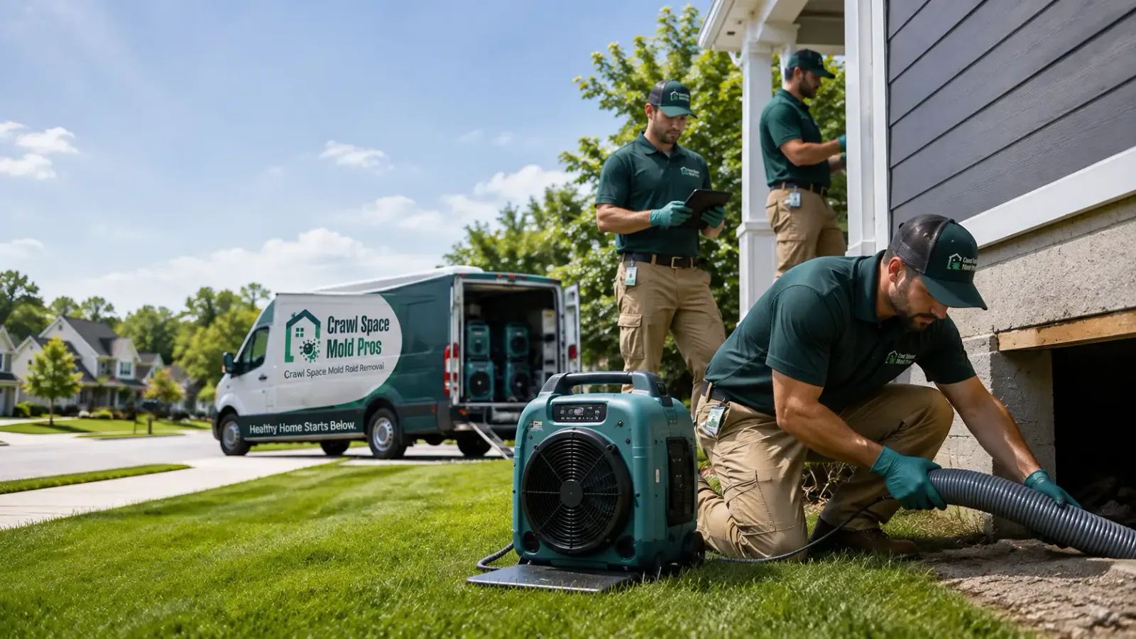 Crawl Space Mold Removal in Rubicon, WI